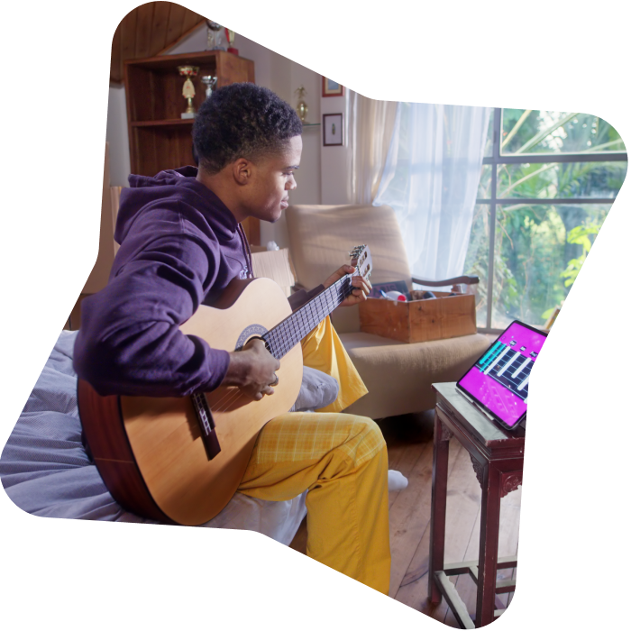 guitar app interface screenshot